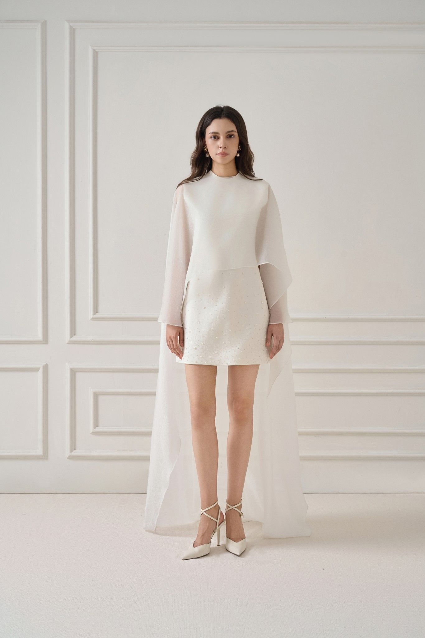 JILNA EMB MINI DRESS