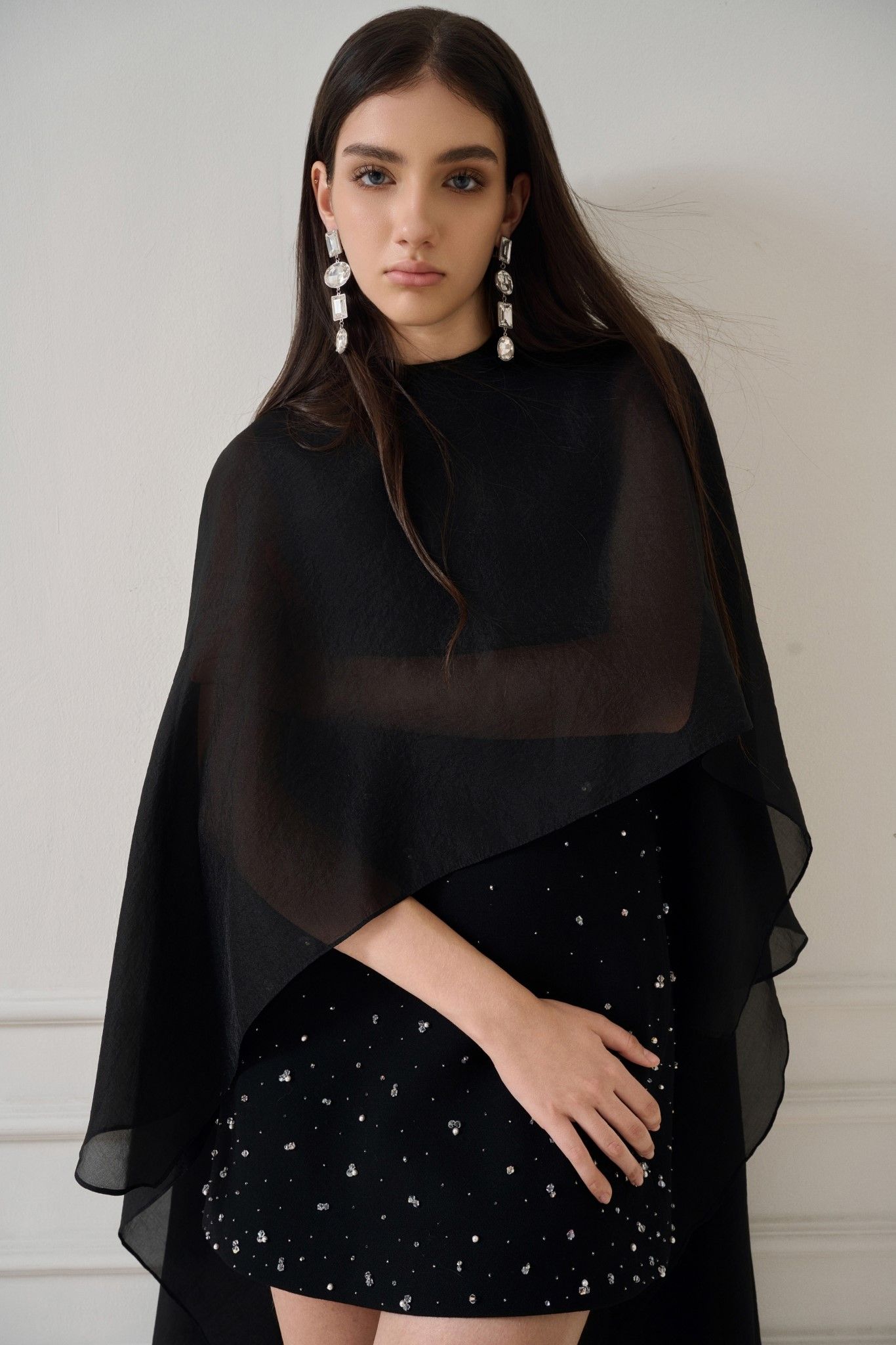 JILNA EMB MINI DRESS