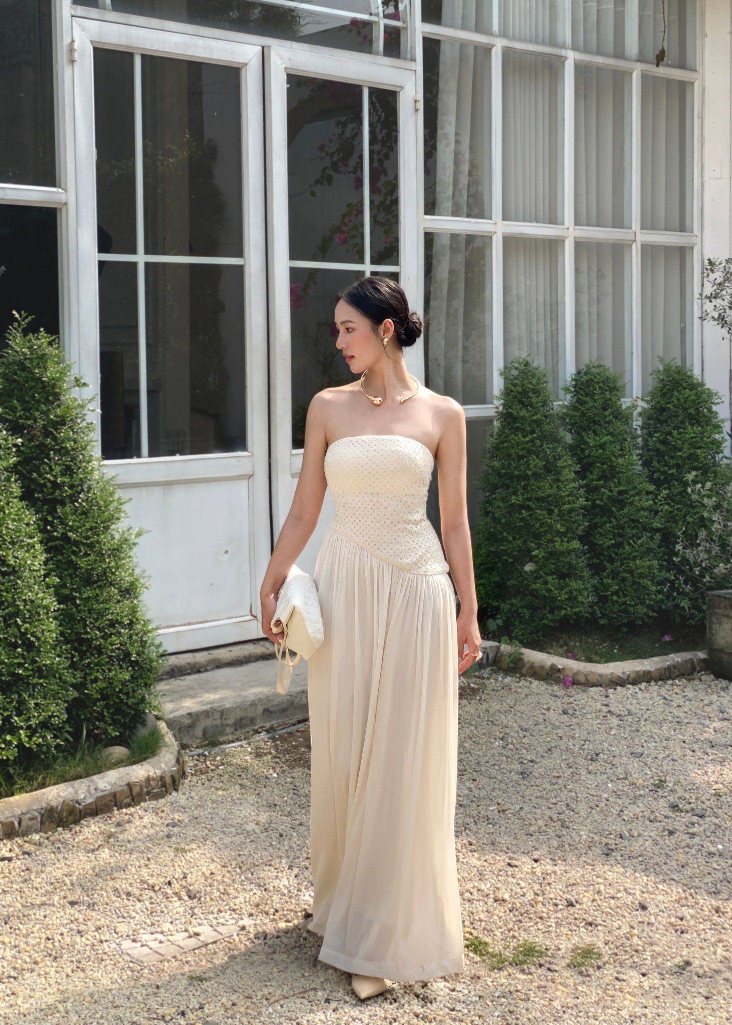Trần Trúc X VINCENT MAXI DRESS