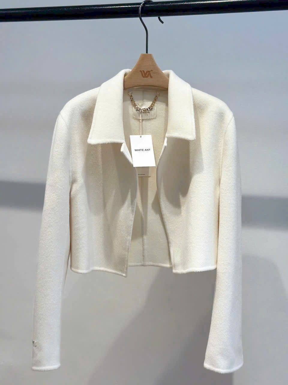GIANI EMB CASHMERE-BLEND JACKET