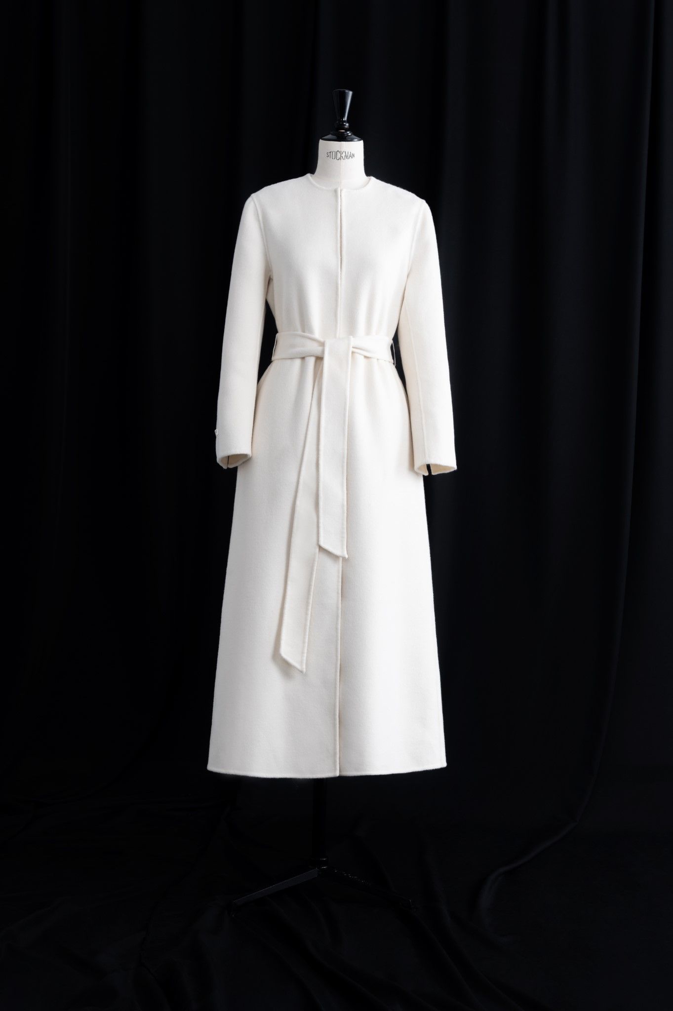 Măng Tô Lông Tơ Dê Cổ Tròn Nữ WHITE ANT MIAH CASHMERE LONG COAT 150700069