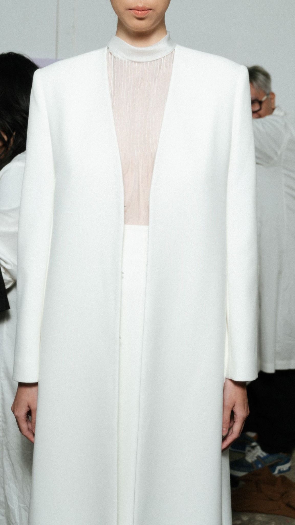PIANA LONG WHITE COAT