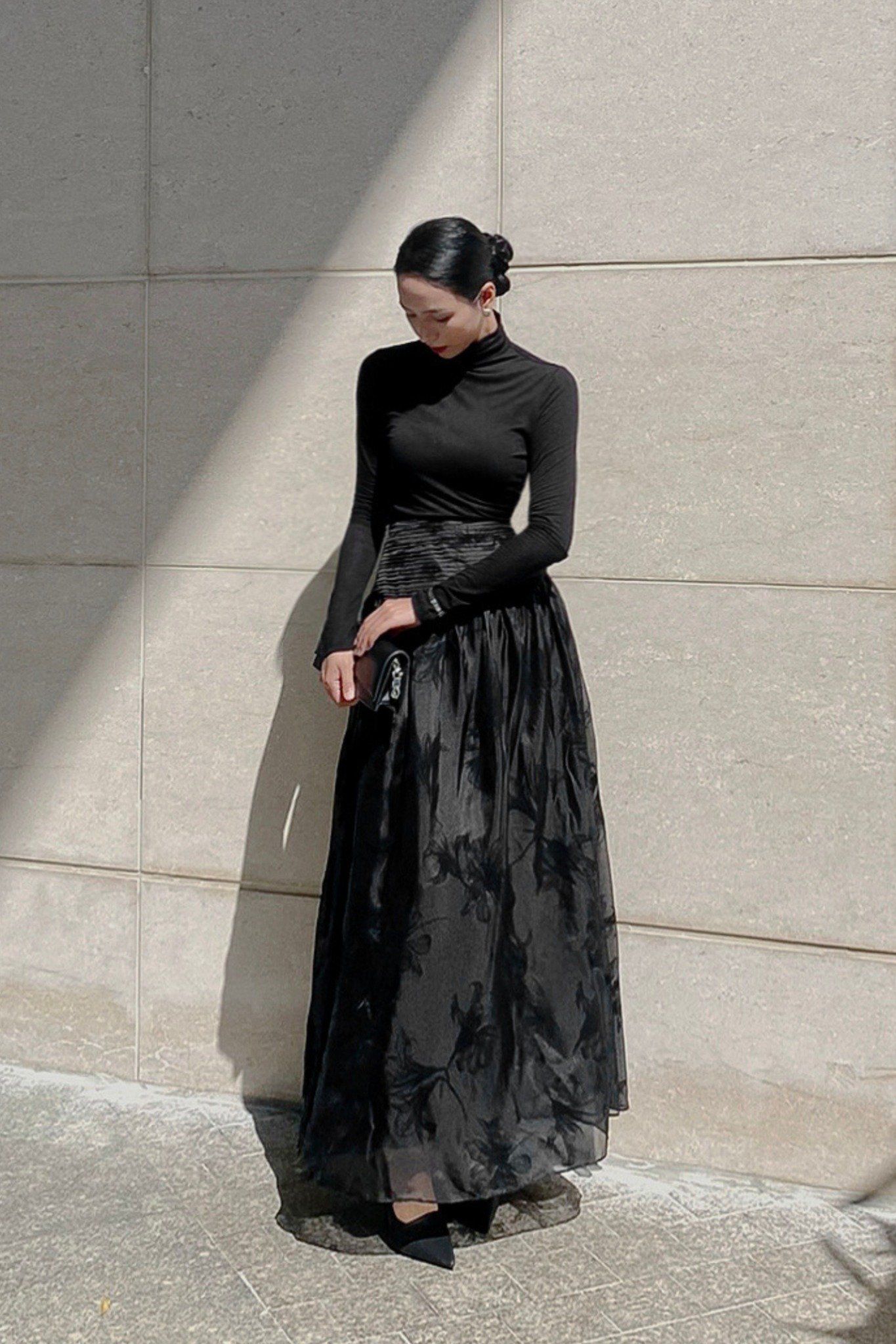 Trần Trúc X WILFRED KNIT WOOL TOP - WILFRED MAXI SKIRT