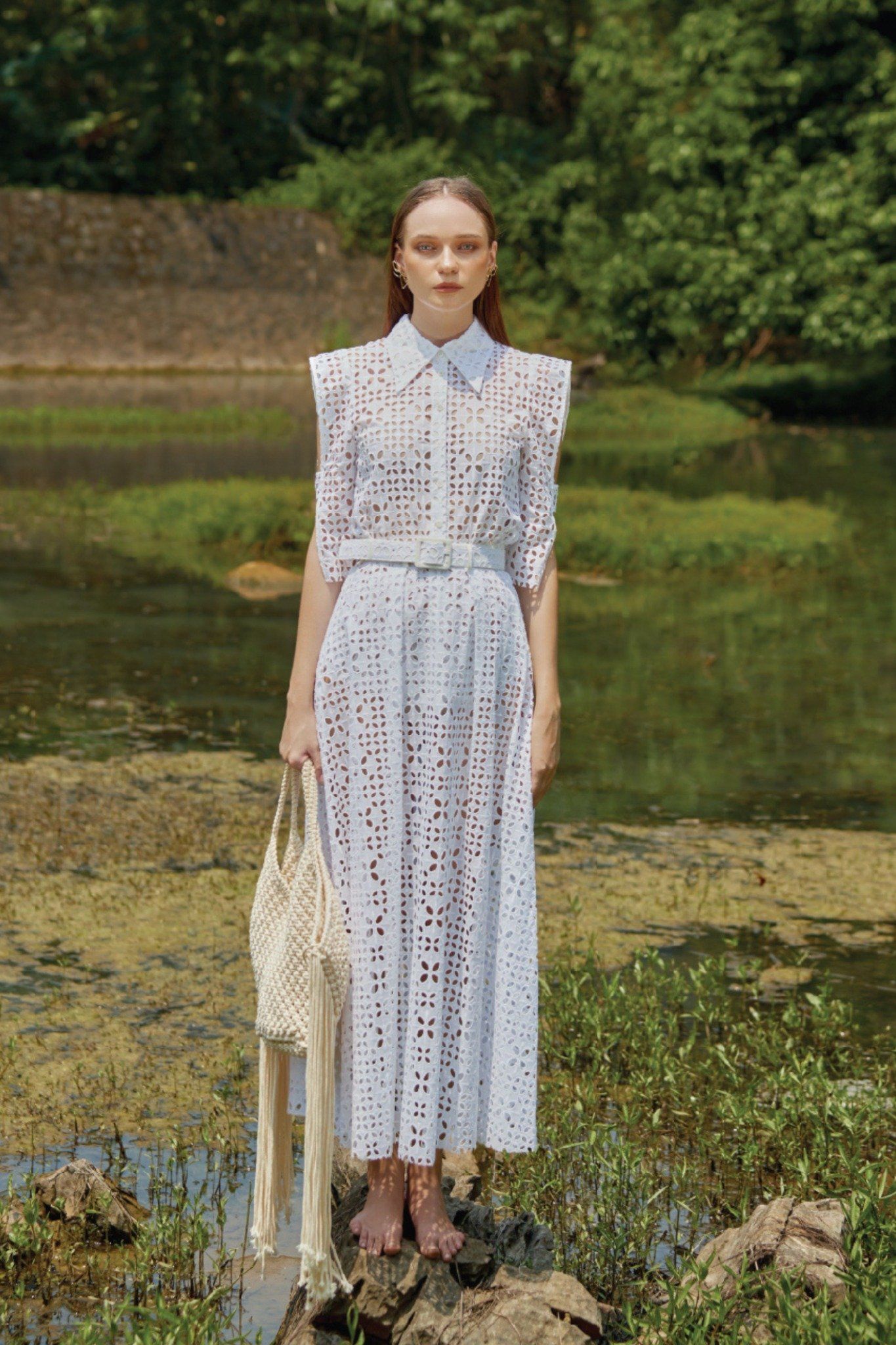 MARINA EMB MUSLIN SHIRT