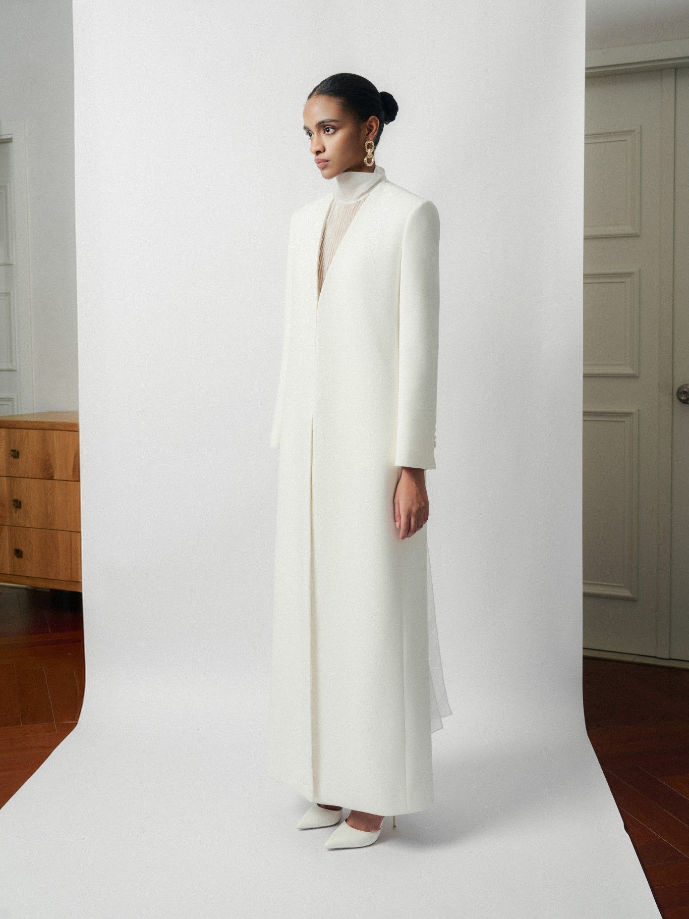 PIANA LONG WHITE COAT