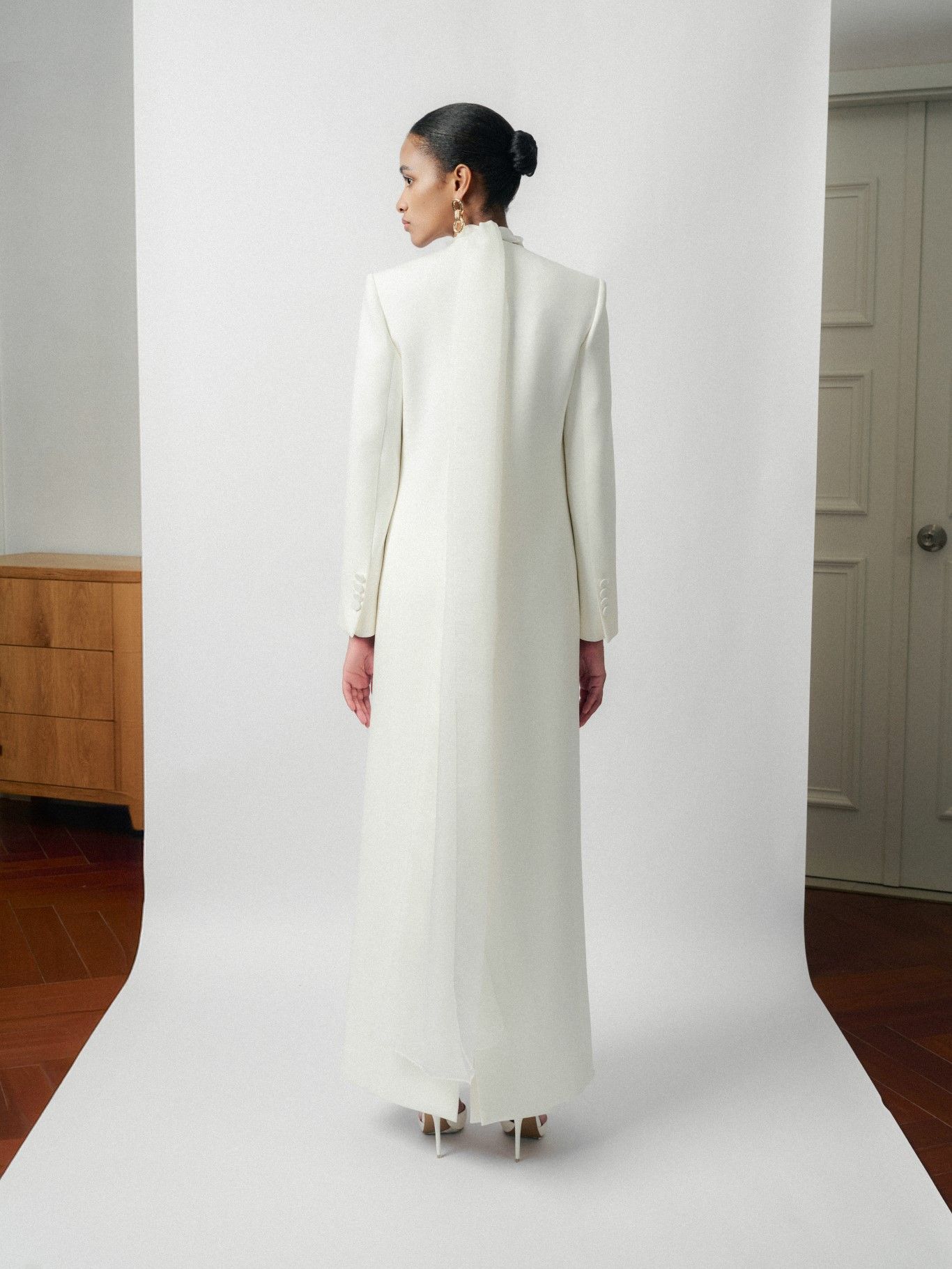PIANA LONG WHITE COAT