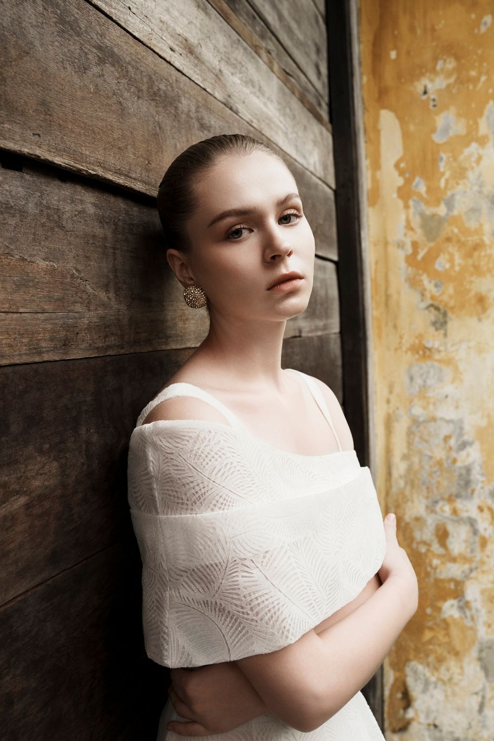 DESI OFF THE SHOULDER DRESS