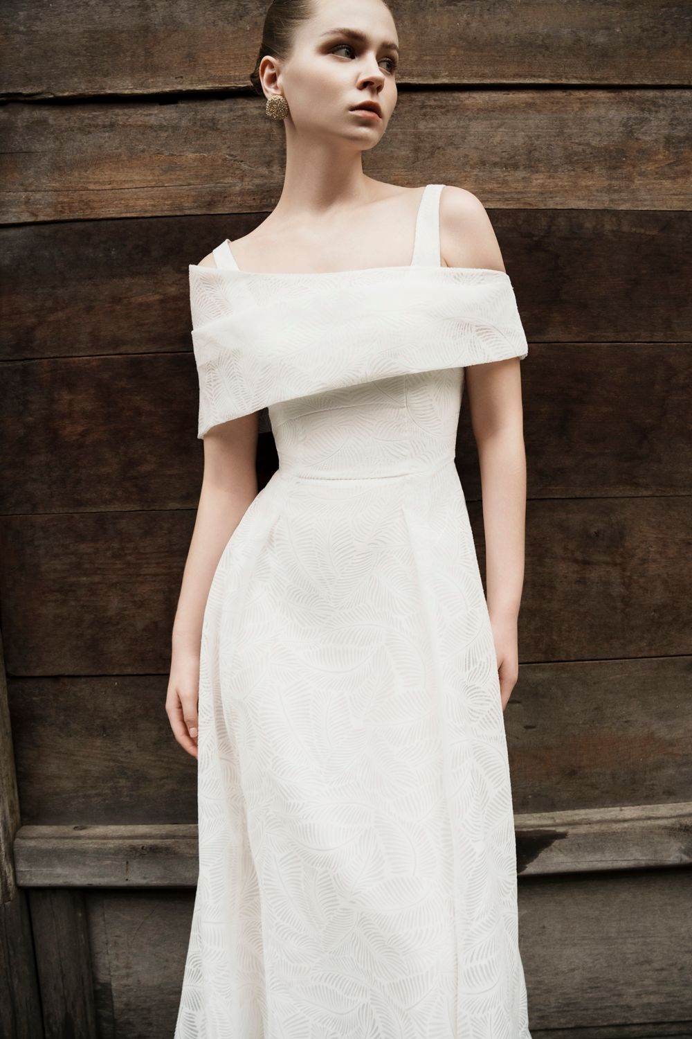 DESI OFF THE SHOULDER DRESS