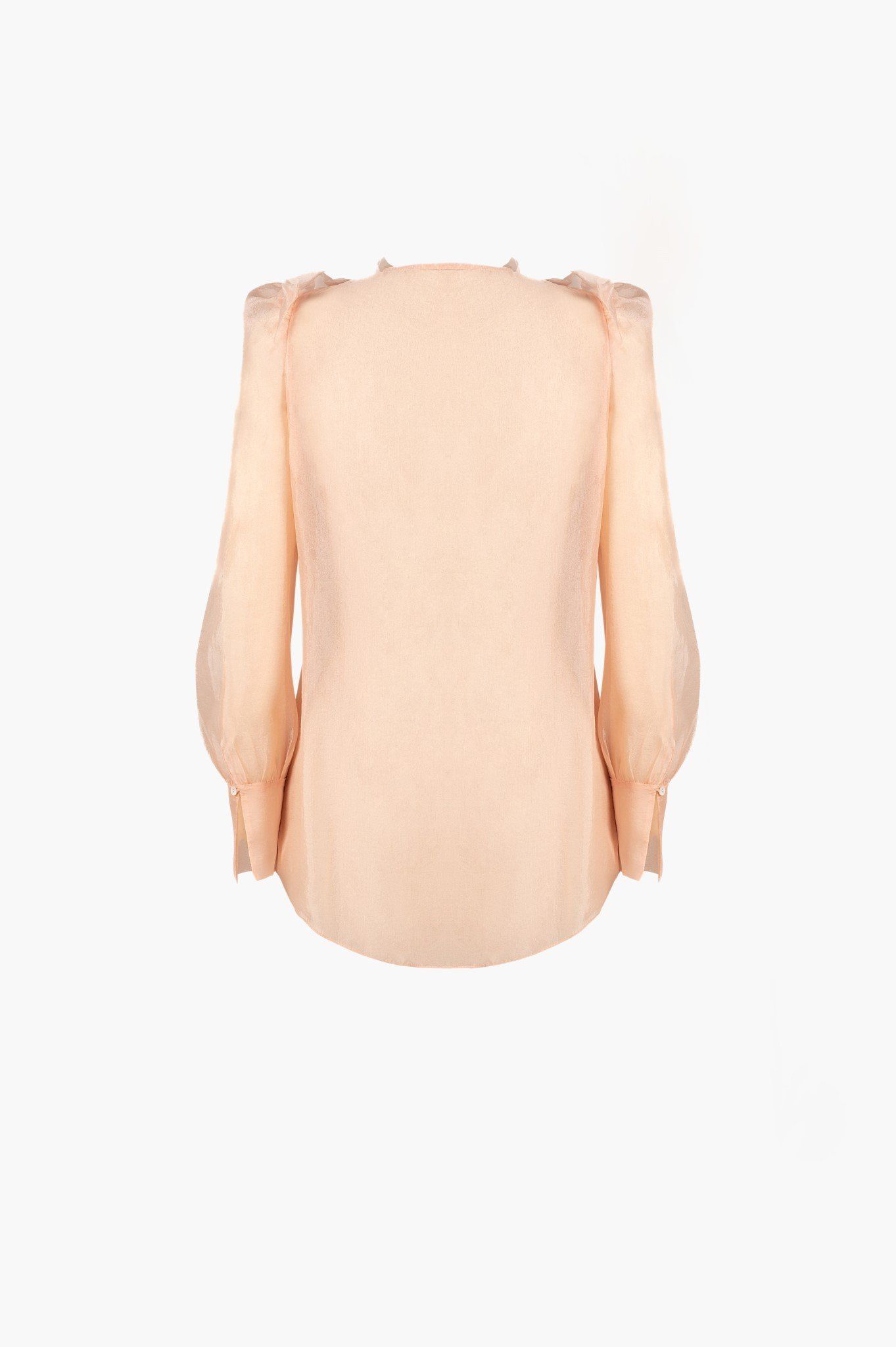 CELINA CASCADE COLLAR BLOUSE