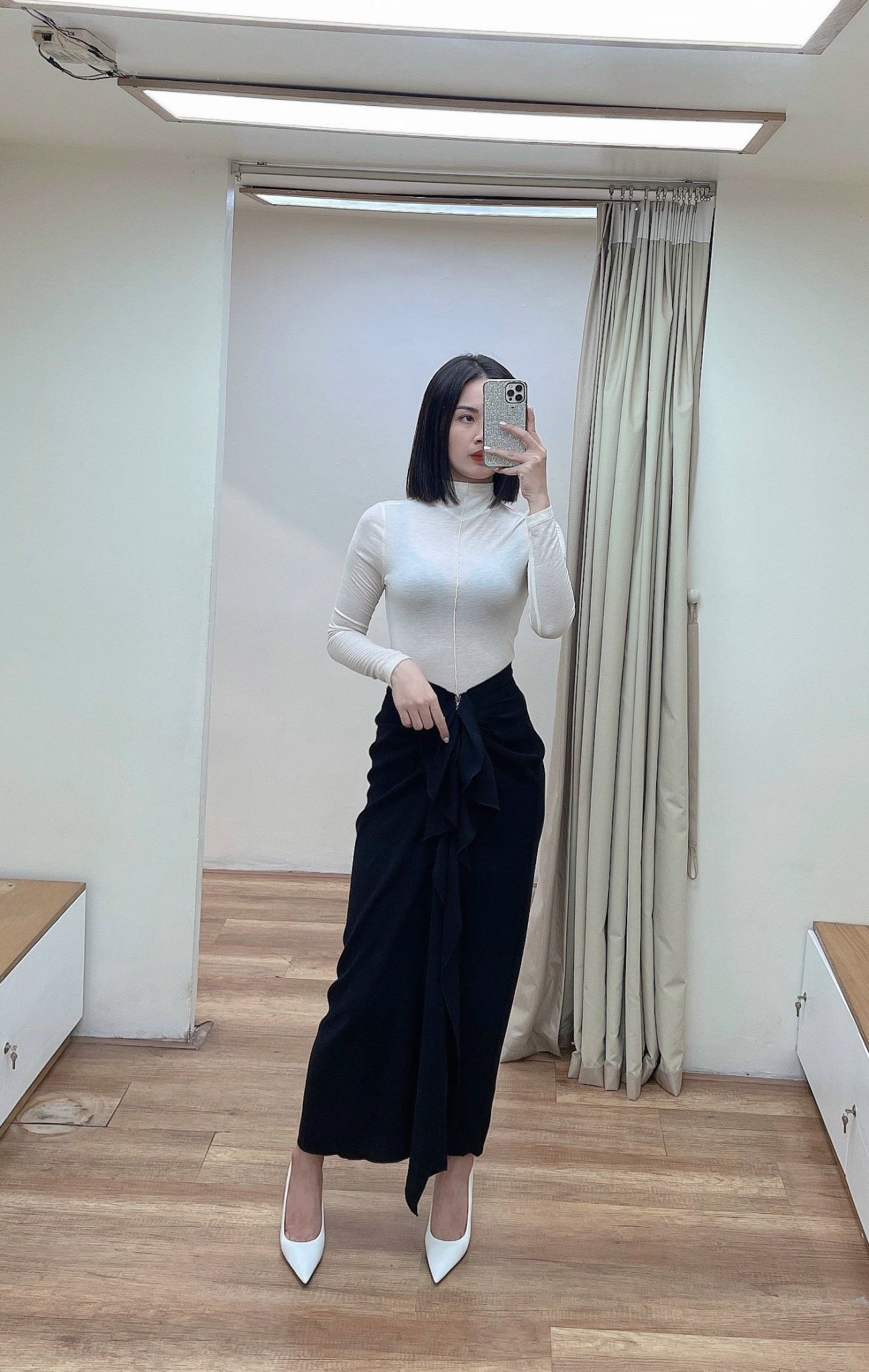 Áo Knit Tay Dài Nữ White Ant AGNES KNIT TOPS 172000001