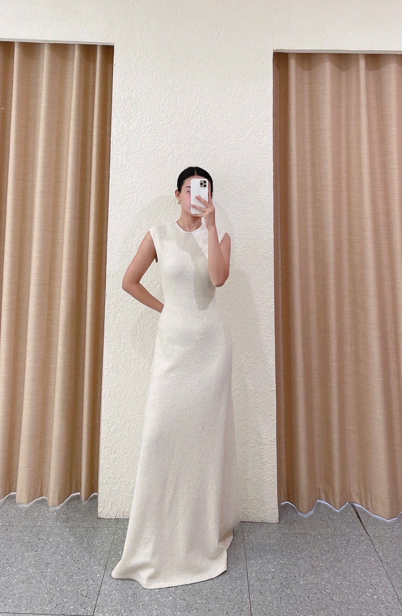 ERA WOOL LONG DRESS