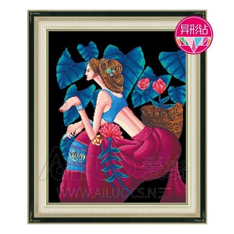 Tranh đính đá nghệ thuật 60x73cm Tranh đính đá nghệ thuật 60x73cm