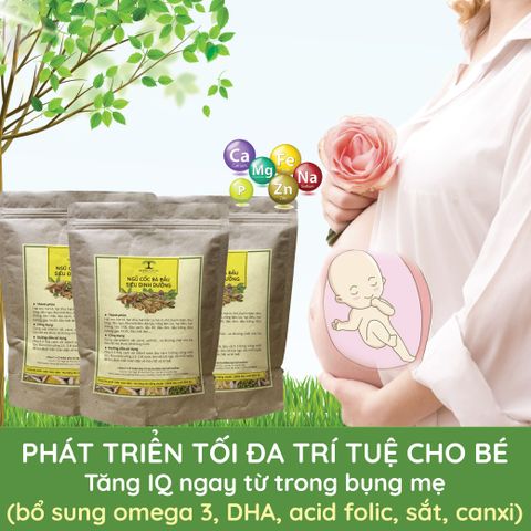 Ngũ cốc siêu dinh dưỡng bà bầu Queen Nature Ngũ cốc siêu dinh dưỡng bà bầu Queen Nature