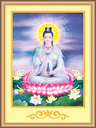 Tranh gắn đá Ailuo Quan Âm 77455 Tranh gắn đá Ailuo Quan Âm 77455