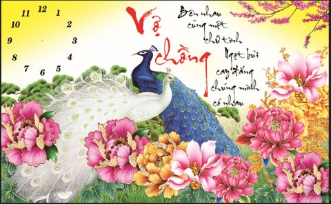 Tranh gắn đá KIAI loại chưa làm Vợ Chồng 88626 Tranh gắn đá KIAI loại chưa làm Vợ Chồng 88626
