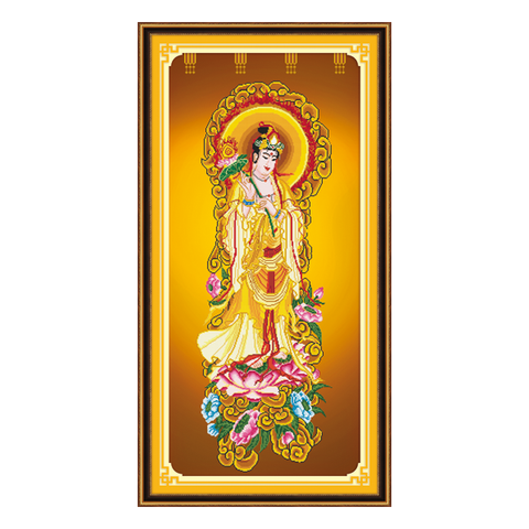 Tranh thêu chữ thập Ailuo Đại thế chi bồ tát 30257 Tranh thêu chữ thập Ailuo Đại thế chi bồ tát 30257