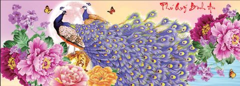 Tranh gắn đá KIAI loại chưa làm Phú quý bình an 88650 Tranh gắn đá KIAI loại chưa làm Phú quý bình an 88650