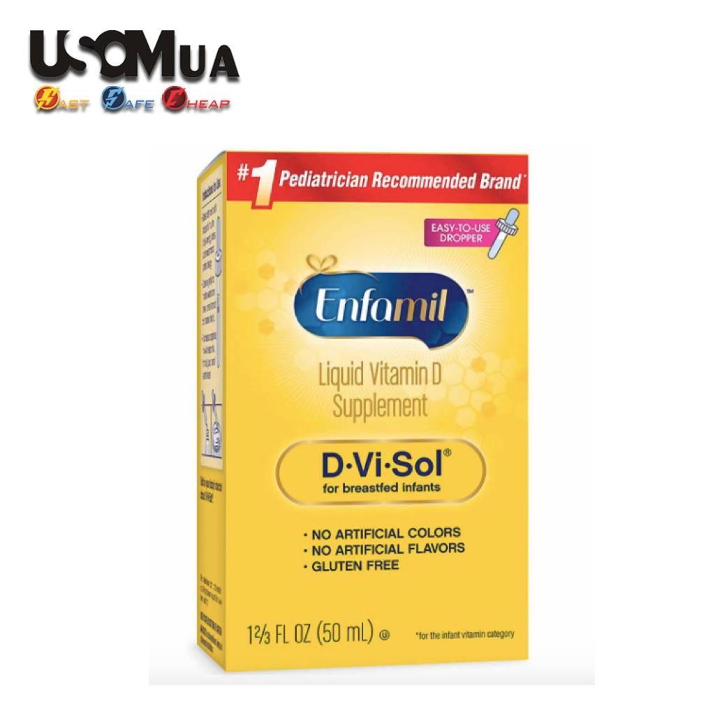 TPCN Enfamil Liquid VITAMIN D Supplement D-Vi-Sol For Breastfed Infant, 50ml