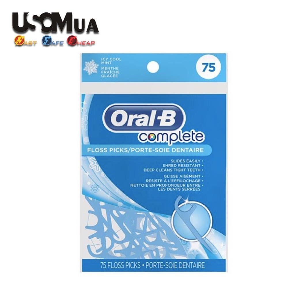 Tăm Chỉ Nha Khoa Oral-B Complete, 75 Cây