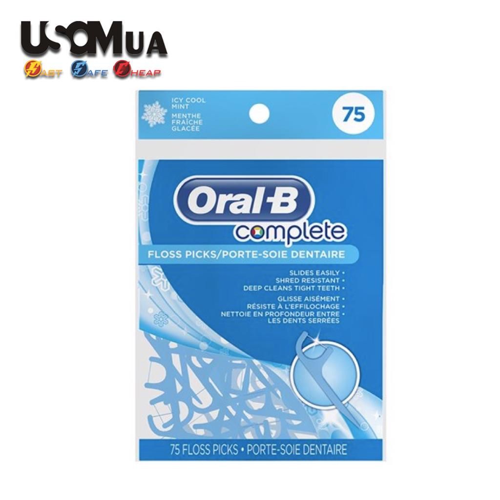 Tăm Chỉ Nha Khoa Oral-B Complete, 75 Cây