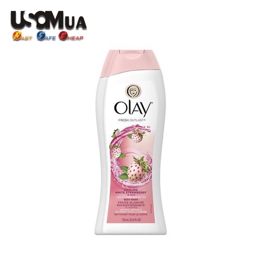 Sữa Tắm Olay White Strawberry & Mint, 700ml