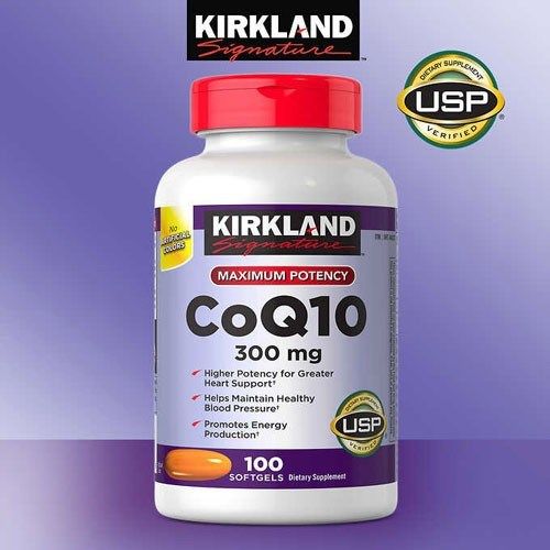 TPCN Kirkland Maximum Potency CoQ10 300mg, 100 Softgels