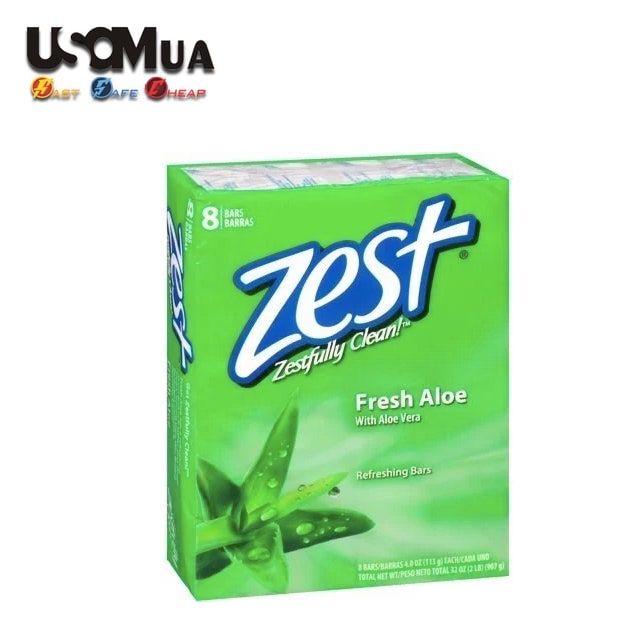 Xà Bông Cục Zest Fresh Aloe With Aloe Vera, 113g