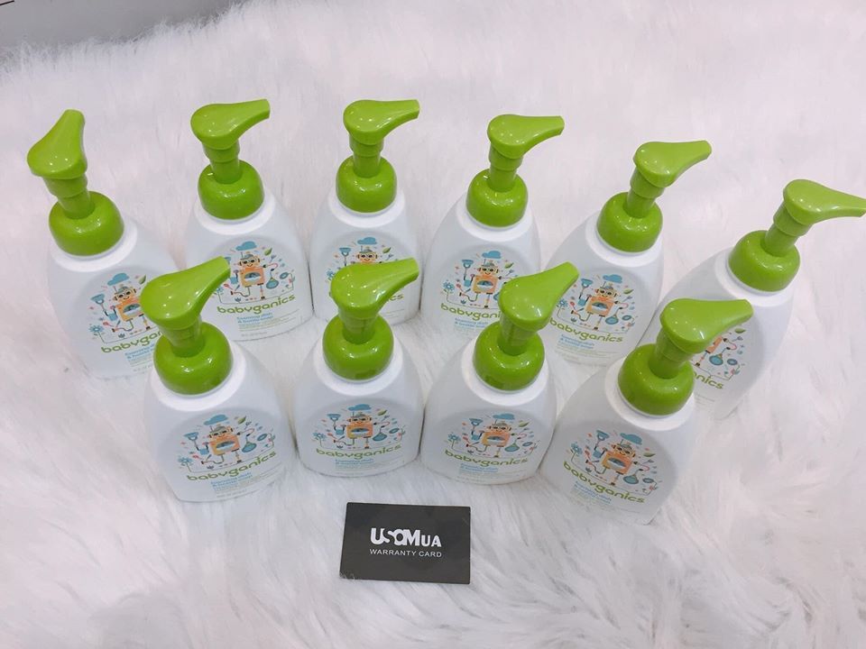 Nước Rửa Bình Sữa & Chén Dĩa Babyganics
