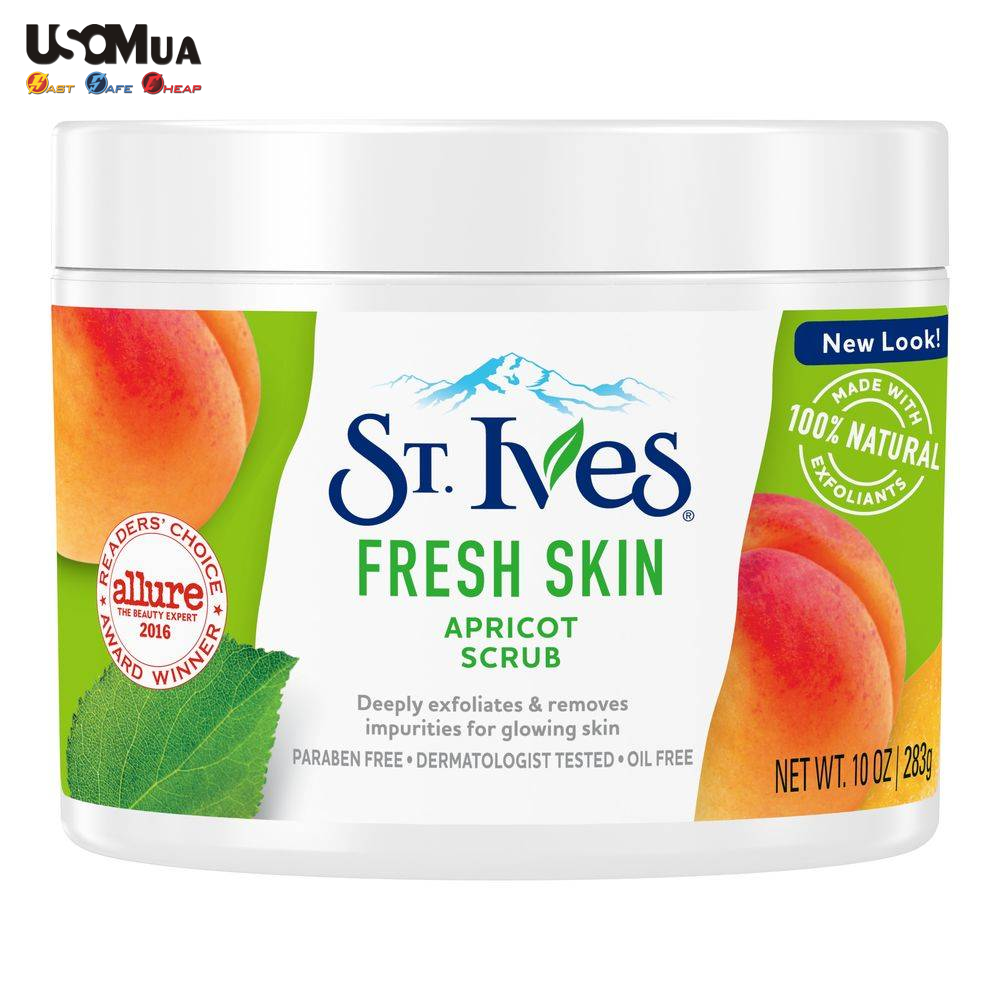 Tẩy Tế Bào Chết St.Ives Fresh Skin Apricot Scrub, 283g