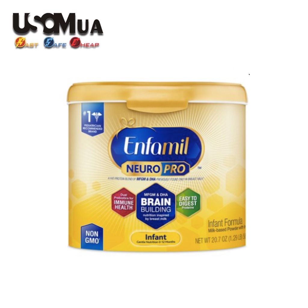 Sữa Enfamil NEURO PRO Non-GMO Infant Formula, 0-12 Months, 587g