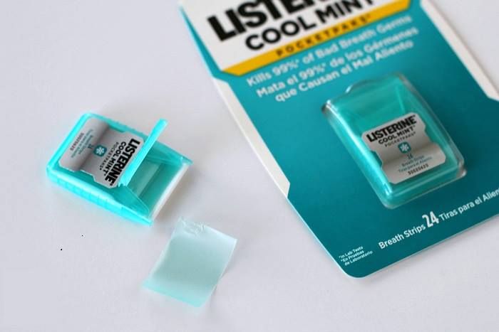 Miếng Ngậm Thơm Miệng LISTERINE Cool Mint PocketPaks, 72 Miếng (3 x 24 Miếng)
