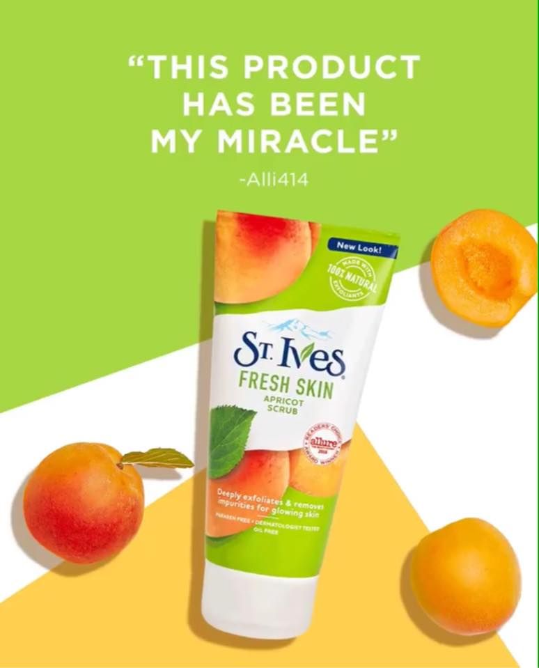 Sữa Rửa Mặt St.Ives Fresh Skin Apricot Scrub, 170g