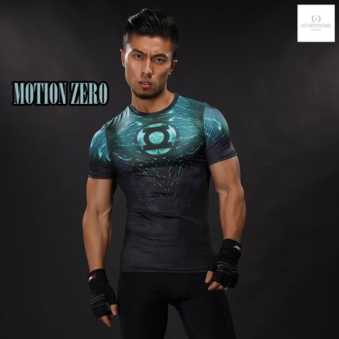  Áo tập gym thể thao Avengers GREEN LANTERN 