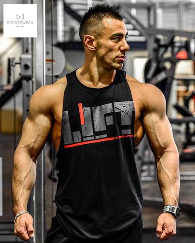  Áo ba lỗ tập gym Strong Lift Wear text 