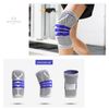 Găng đeo tập gym bảo vệ khớp gối chân 3D silicone
