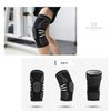 Găng đeo tập gym bảo vệ khớp gối chân 3D silicone