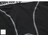 Quần dài tập gym thể thao ôm logo UABRAV logo đen trơn