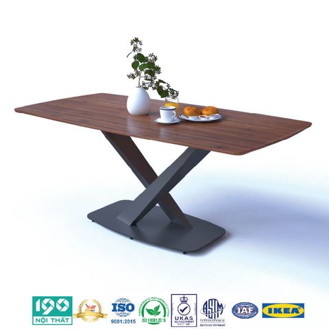 Bàn Ăn Mặt Gỗ Plywood1m8 BA08-P18