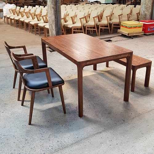 Bộ bàn ghế gỗ Ash AS-001