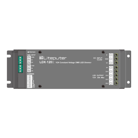 Lite-Puter | Bộ Giải Mã Đèn Led DMX Qua PWM - LDX-120II