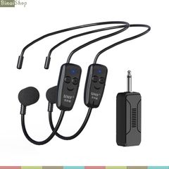  XXD-2L - Bộ 2 Micro Cài Tai Không Dây UHF Cho Loa Trợ Giảng, Amply, Thiết Bị Thu Phát, Sử Dụng 6 Giờ, Phạm Vi 50m 