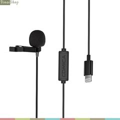  Comica CVM-V01SP (MI) - Lavalier Microphone cài áo có dây cổng Lightning chuẩn MFi, thu âm cho thiết bị iOS (iPhone, iPad, iPod) (6m) 