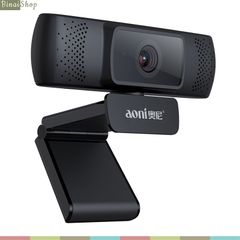  Aoni A31 - Webcam họp trực tuyến góc rộng 92°, full HD1080p, khung hình 30fps, tự động lấy nét, tự động căn chỉnh ánh sáng 