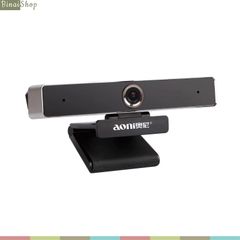  Aoni C90 - Webcam họp trực tuyến góc rộng 105*, FullHD 1080p 30fps, tự động lấy nét, tương thích với smart TV 