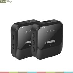  Philips DLM3541C - Micro Cài Áo Không Dây 2.4GHz Thu Âm Cho Máy Ảnh, Smartphone 