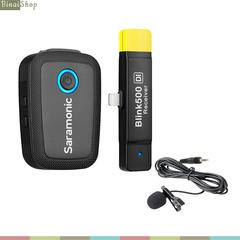  Saramonic Blink500 B3/B4 - Micro gài áo cho iOS, giắc cắm Lightning, sóng 2.4G, cự ly 50m, pin 5h liên tục 