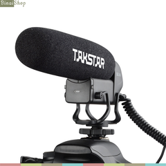  Takstar SGC-600 - Micro shotgun cho máy ảnh, máy quay, camcorder, dslr chuyên nghiệp, chống shock, giảm tiếng ồn, điều khiển âm lượng 