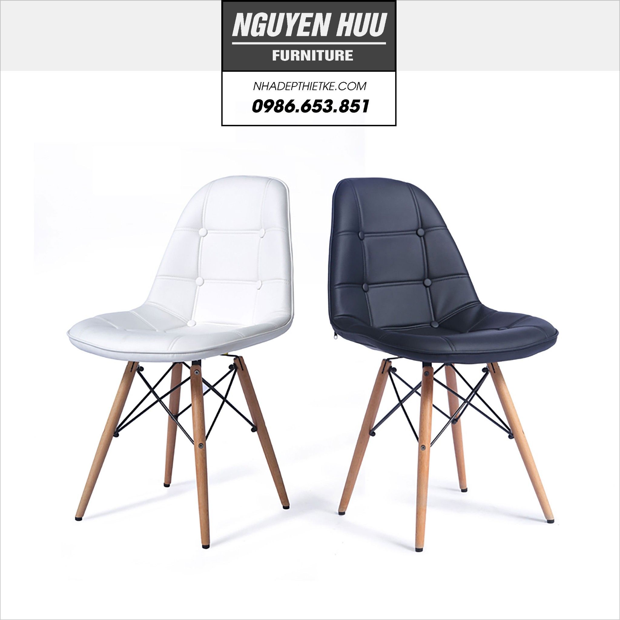 Ghế ăn đẹp E5 - Ghế ăn hiện đại eames