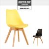 E9 - Ghế cà phê đẹp - Eames mặt đệm chân gỗ