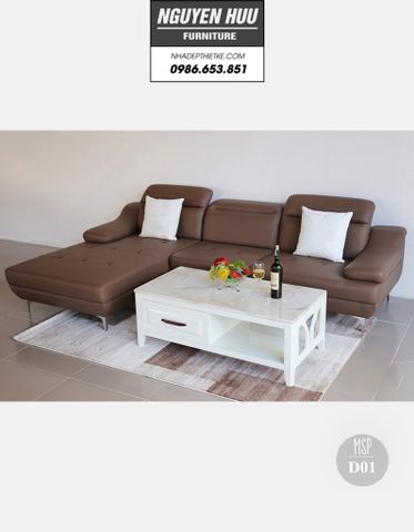  Ghế sofa da D01 